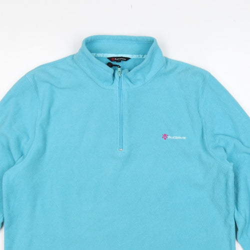 ProClimate Women’s Blue Size 18 1/4 Zip Fleece Sweatshirt