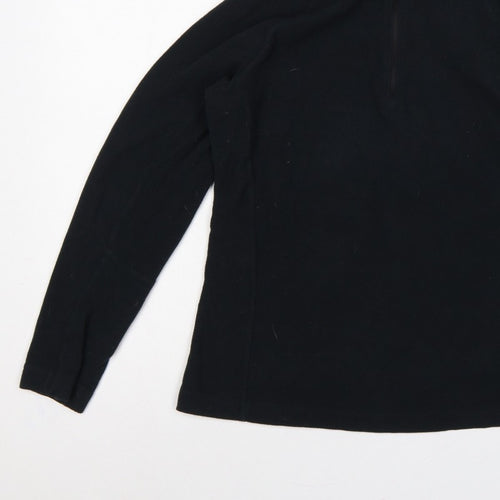 Columbia Women’s Black L Fleece 1/4 Zip Pullover Sweatshirt