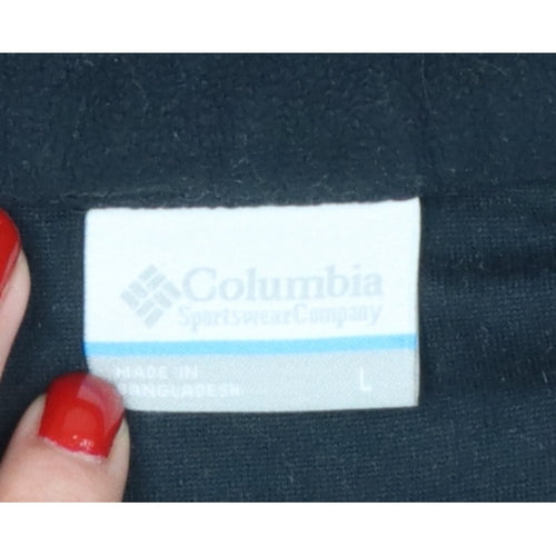 Columbia Women’s Black L Fleece 1/4 Zip Pullover Sweatshirt