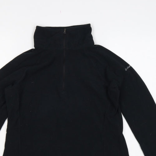 Columbia Women’s Black L Fleece 1/4 Zip Pullover Sweatshirt