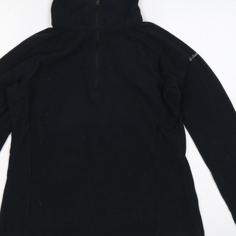 Columbia Women’s Black L Fleece 1/4 Zip Pullover Sweatshirt