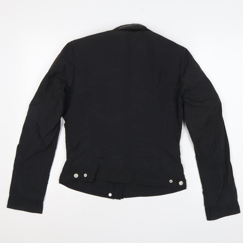 Geox Women’s Black UK 8 Short Full Zip Basic Jacket