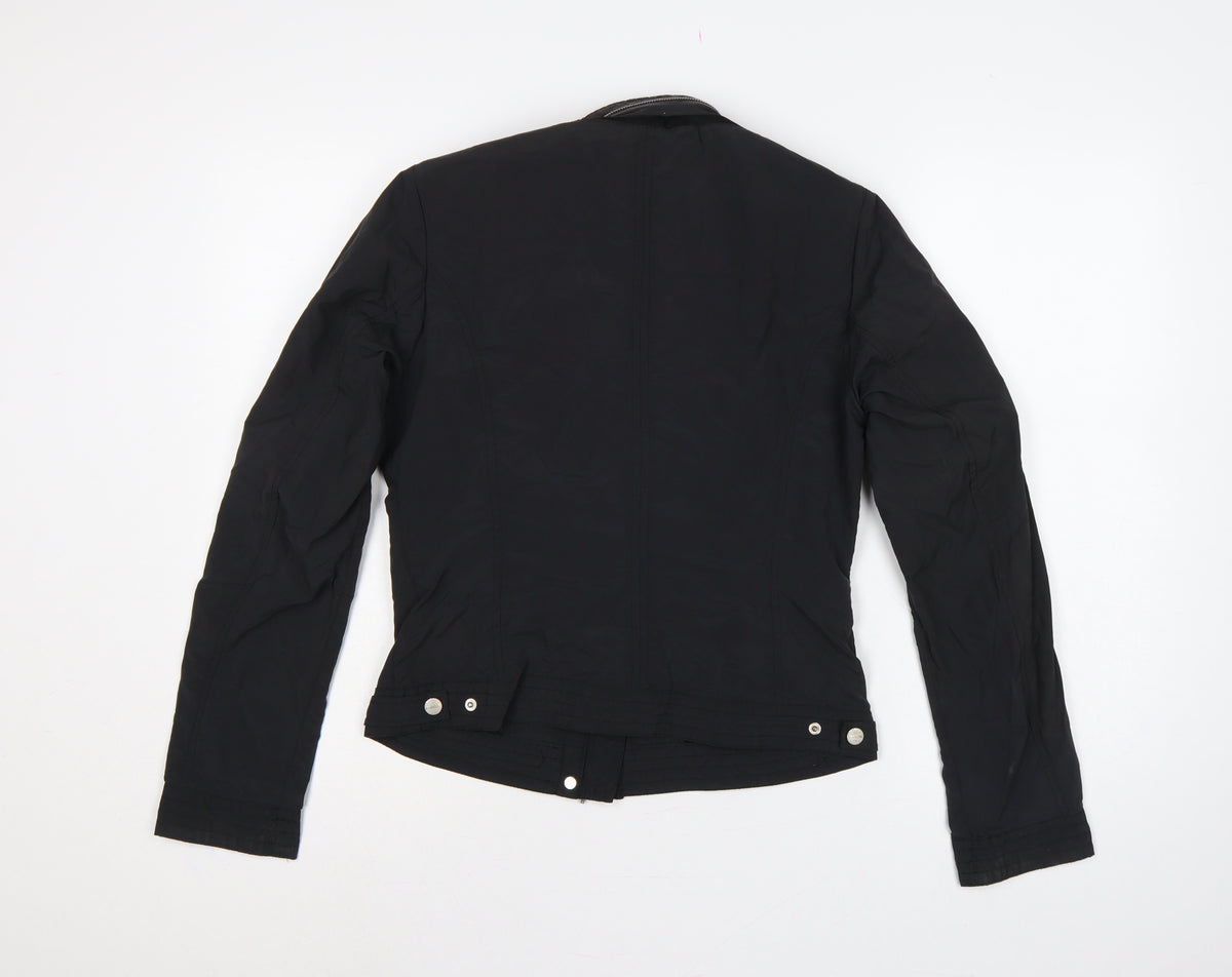 Geox Women’s Black UK 8 Short Full Zip Basic Jacket