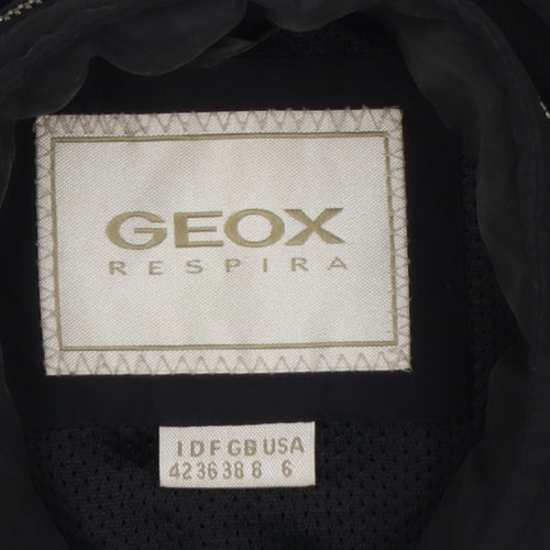 Geox Women’s Black UK 8 Short Full Zip Basic Jacket