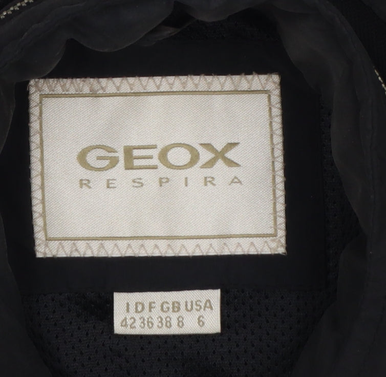 Geox Women’s Black UK 8 Short Full Zip Basic Jacket