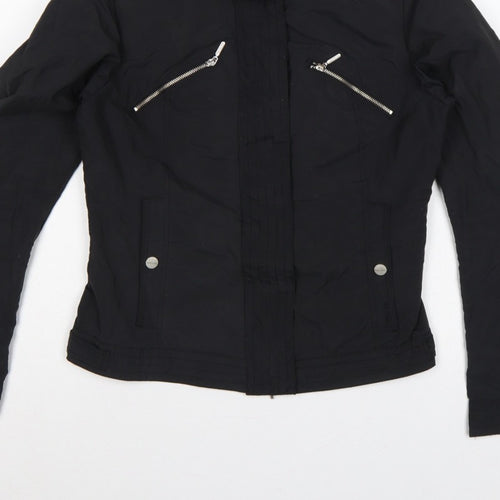 Geox Women’s Black UK 8 Short Full Zip Basic Jacket