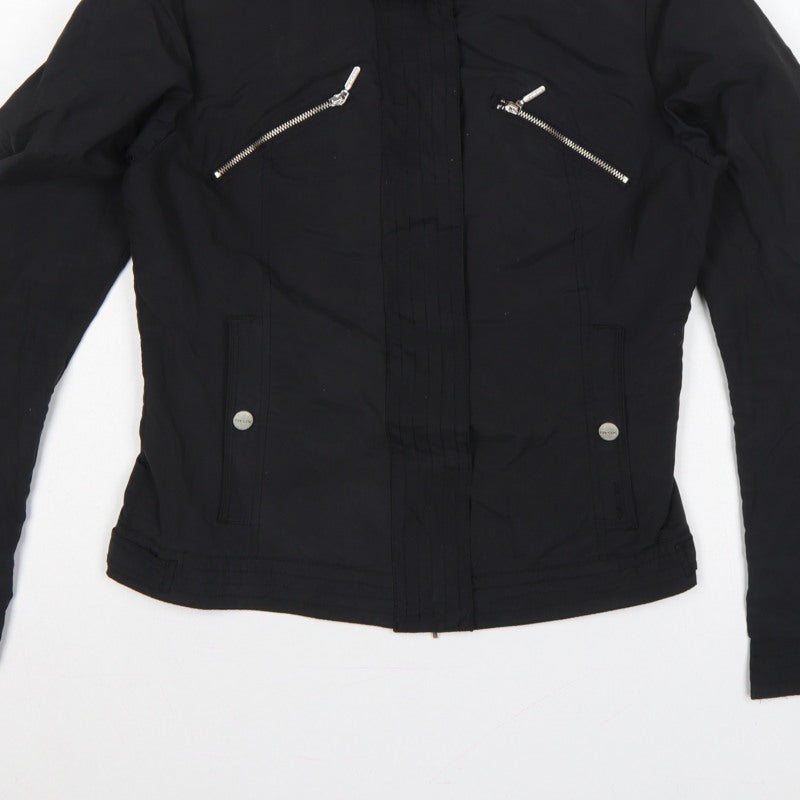 Geox Women’s Black UK 8 Short Full Zip Basic Jacket