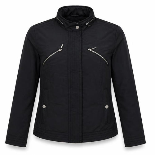 Geox Women’s Black UK 8 Short Full Zip Basic Jacket