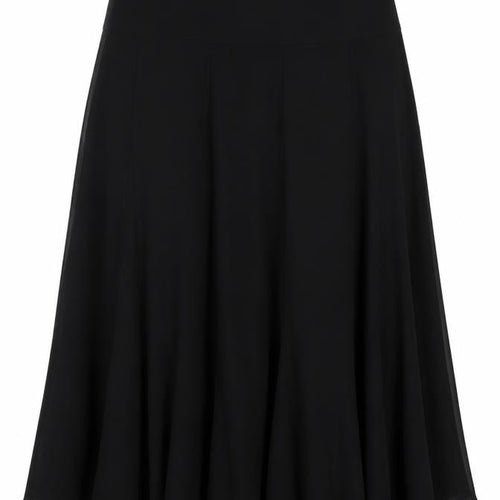 Coast Women Black Size 14 Flared Long Chiffon Lined Formal Skirt