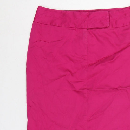 Oasis Women’s Pink UK 10 High Rise Pencil Knee Length Skirt
