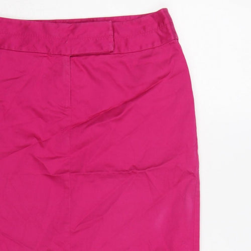 Oasis Women’s Pink UK 10 High Rise Pencil Knee Length Skirt