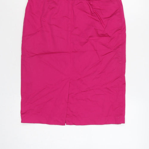 Oasis Women’s Pink UK 10 High Rise Pencil Knee Length Skirt