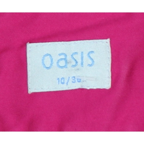Oasis Women’s Pink UK 10 High Rise Pencil Knee Length Skirt