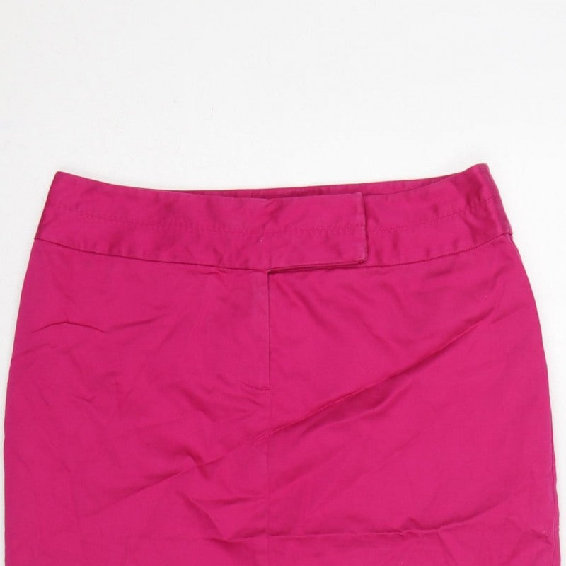 Oasis Women’s Pink UK 10 High Rise Pencil Knee Length Skirt