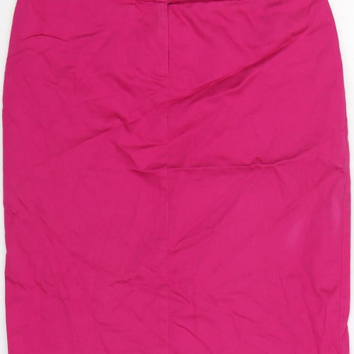 Oasis Women’s Pink UK 10 High Rise Pencil Knee Length Skirt