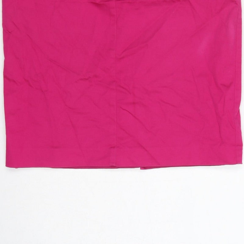 Oasis Women’s Pink UK 10 High Rise Pencil Knee Length Skirt