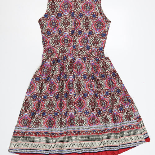 Apricot Women Multicoloured UK 10 Fit & Flare Midi Paisley Dress