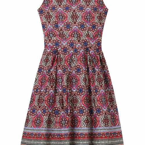 Apricot Women Multicoloured UK 10 Fit & Flare Midi Paisley Dress