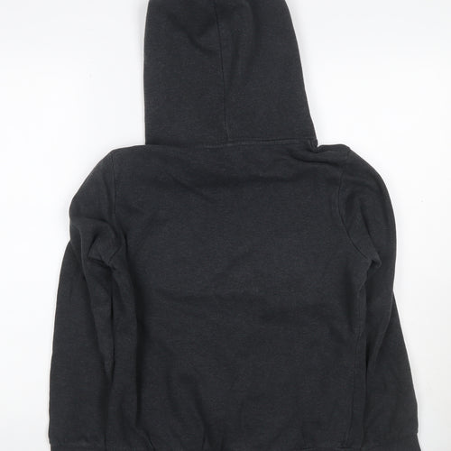 Puma Women’s Grey UK 12 Pullover Hoodie Logo Pockets