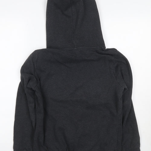 Puma Women’s Grey UK 12 Pullover Hoodie Logo Pockets