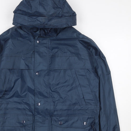 Arctic Moon Men’s Blue Hooded Parka Jacket Size 34 Nylon