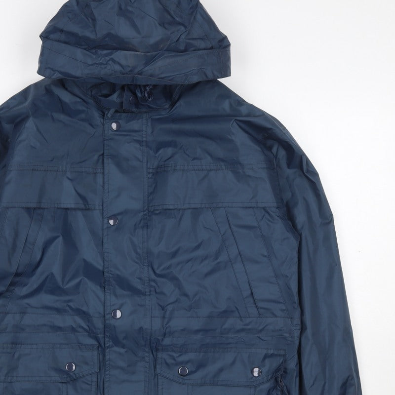 Arctic Moon Men’s Blue Hooded Parka Jacket Size 34 Nylon