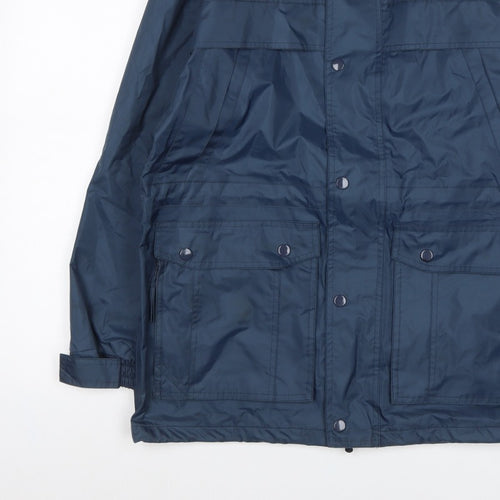 Arctic Moon Men’s Blue Hooded Parka Jacket Size 34 Nylon