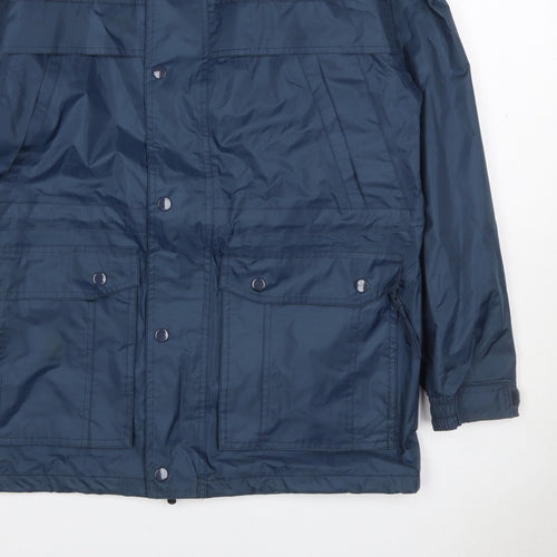 Arctic Moon Men’s Blue Hooded Parka Jacket Size 34 Nylon