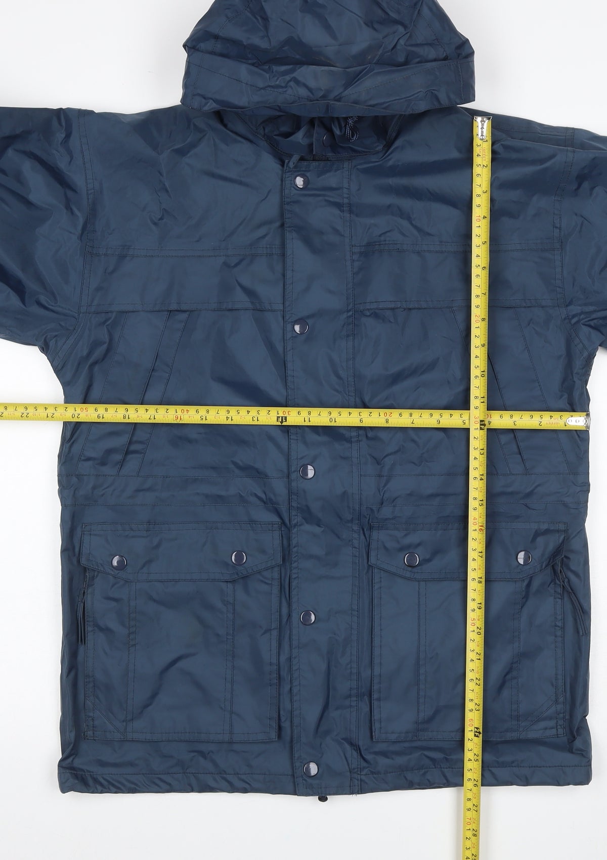 Arctic Moon Men’s Blue Hooded Parka Jacket Size 34 Nylon