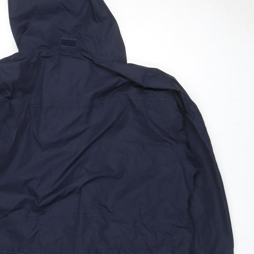 Mountain Venture Men’s Blue 7XL Hooded Parka Jacket Outdoor