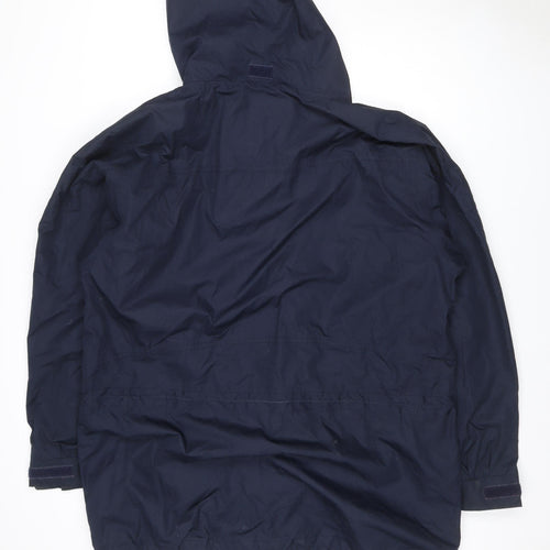 Mountain Venture Men’s Blue 7XL Hooded Parka Jacket Outdoor