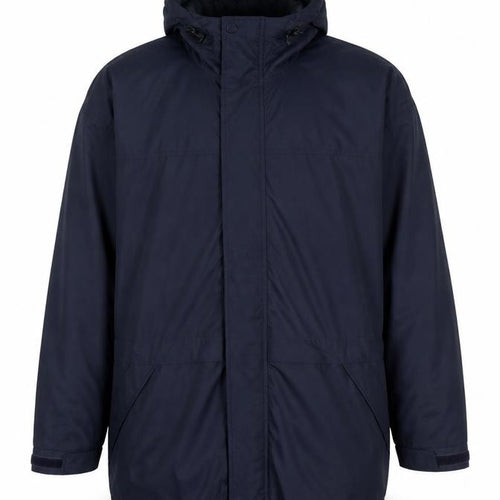 Mountain Venture Men’s Blue 7XL Hooded Parka Jacket Outdoor