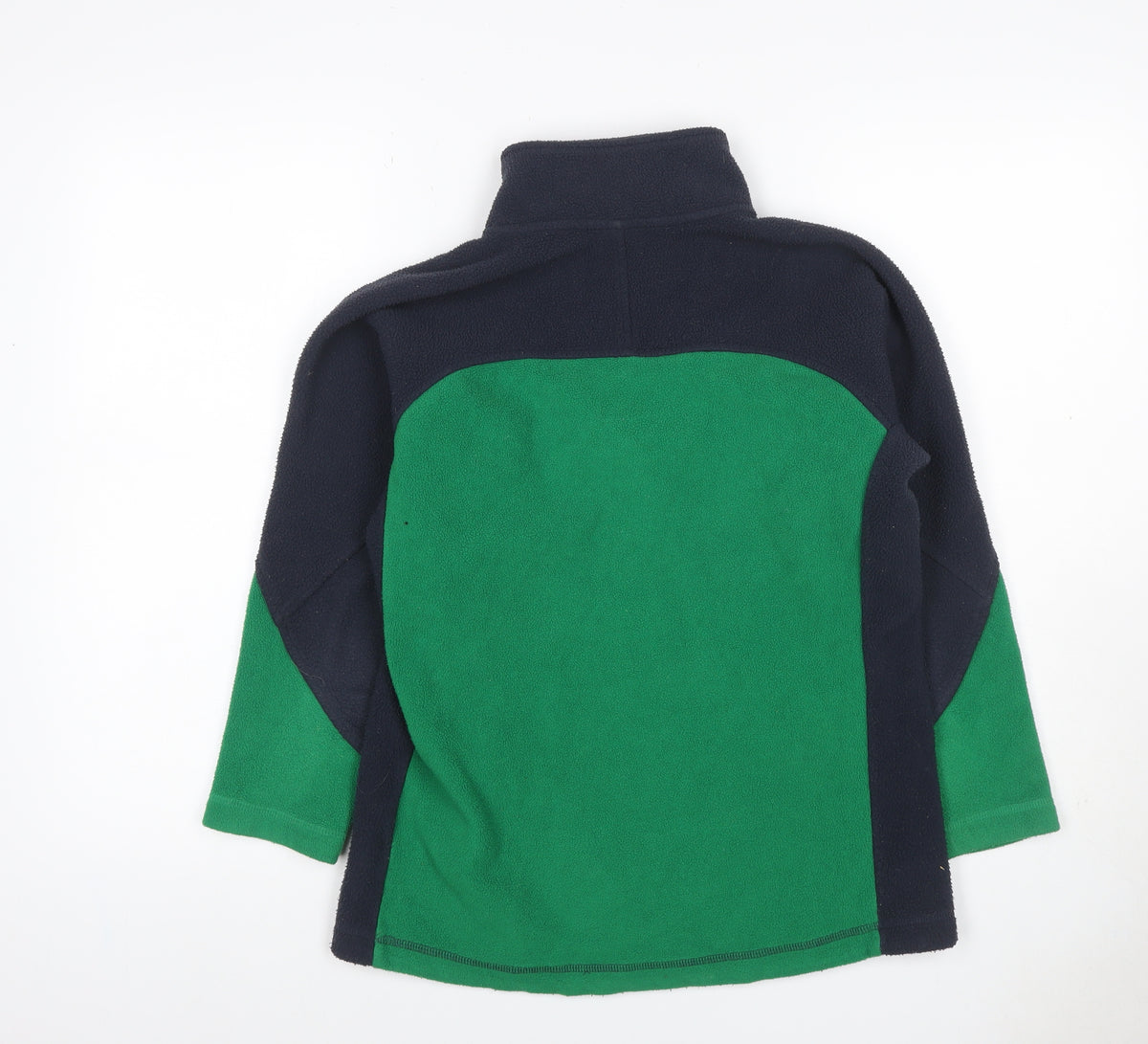 GAP Teens Green Black Fleece Quarter Zip Pullover Sweatshirt Size 10