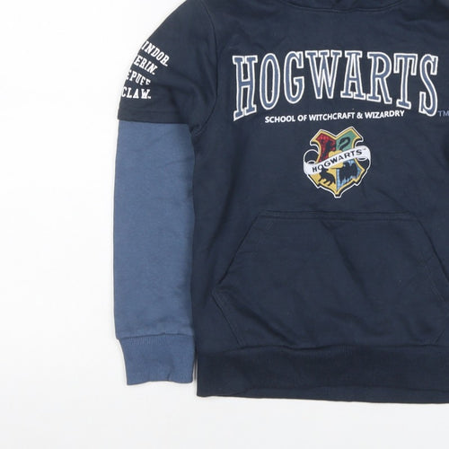 Wizarding World Boys Blue 10 Years Hogwarts Harry Potter Pullover Hoodie