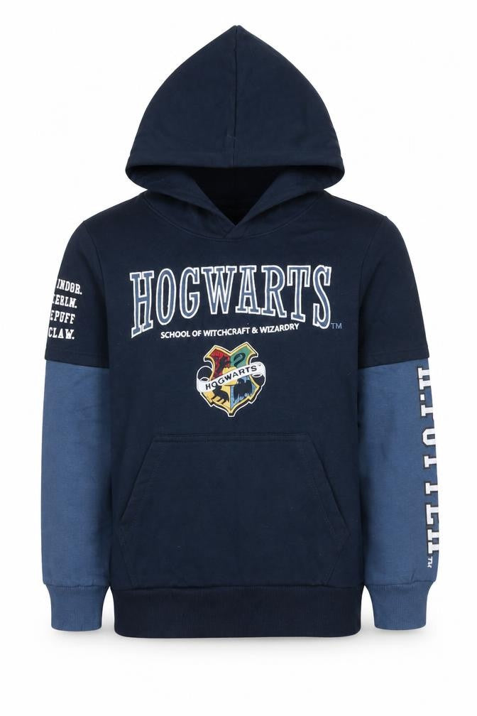 Wizarding World Boys Blue 10 Years Hogwarts Harry Potter Pullover Hoodie