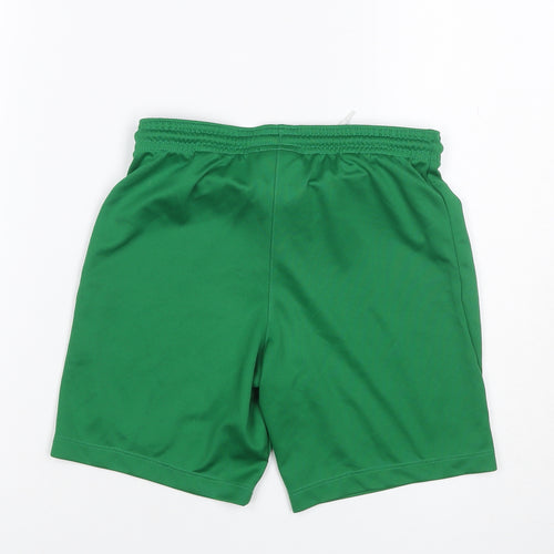 Nike Boys Green S 8-9 Years Dri-FIT Athletic Football Shorts