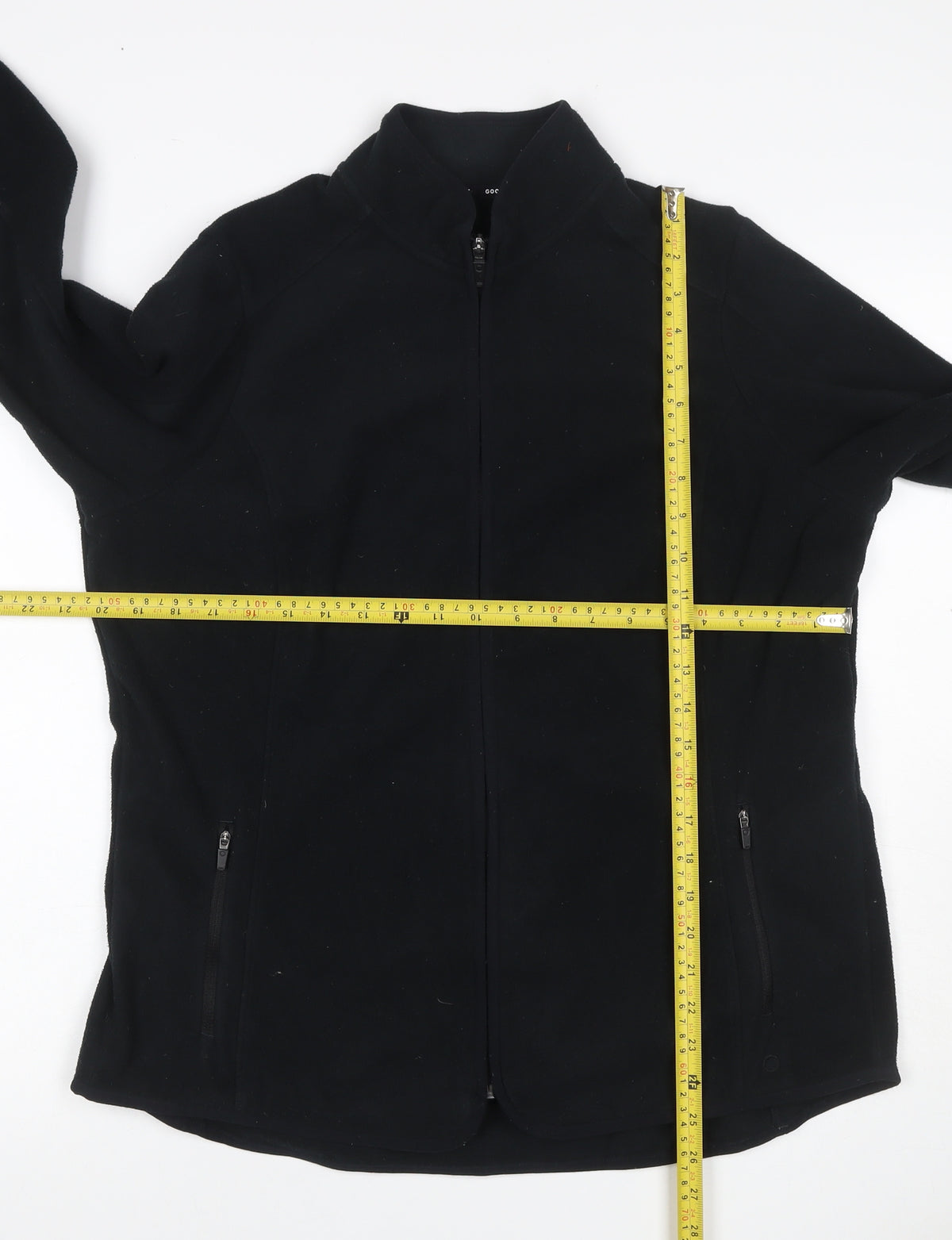 Goodmove Women’s Black UK 16 Basic Softshell Full Zip Jacket