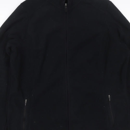 Goodmove Women’s Black UK 16 Basic Softshell Full Zip Jacket