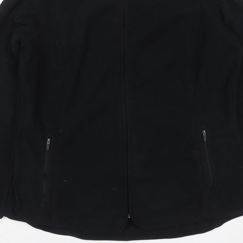 Goodmove Women’s Black UK 16 Basic Softshell Full Zip Jacket
