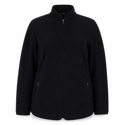 Goodmove Women’s Black UK 16 Basic Softshell Full Zip Jacket