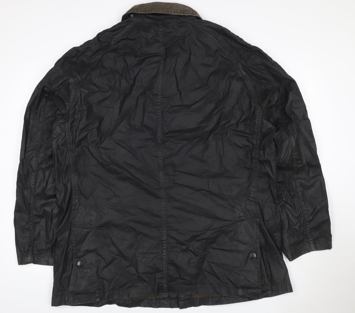 Barbour Men's Black XXL Waxed Cotton Basic Field Jacket