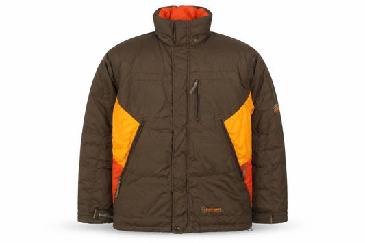 Protest Mens Brown Orange XL Puffer Ski Jacket Geotech 6.0