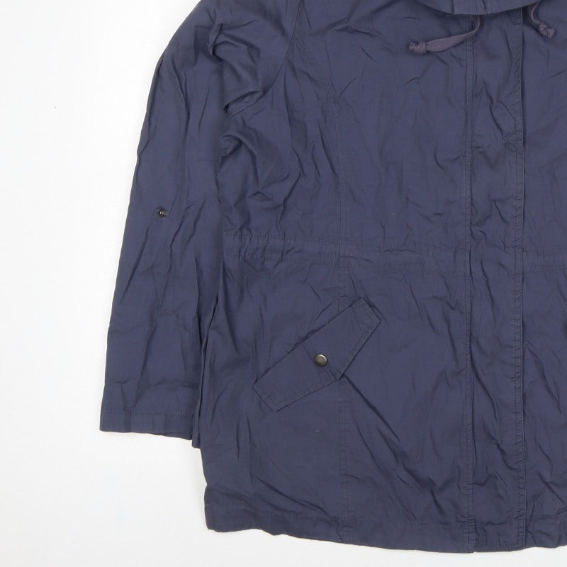 Vanilla Sands Women’s Blue Size 20 Hooded Parka Jacket