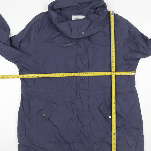 Vanilla Sands Women’s Blue Size 20 Hooded Parka Jacket
