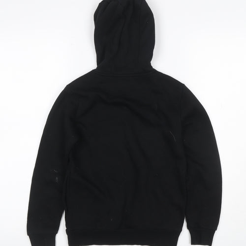 McKenzie Boys Black Pullover Hoodie 8-10 Years Logo Fleece