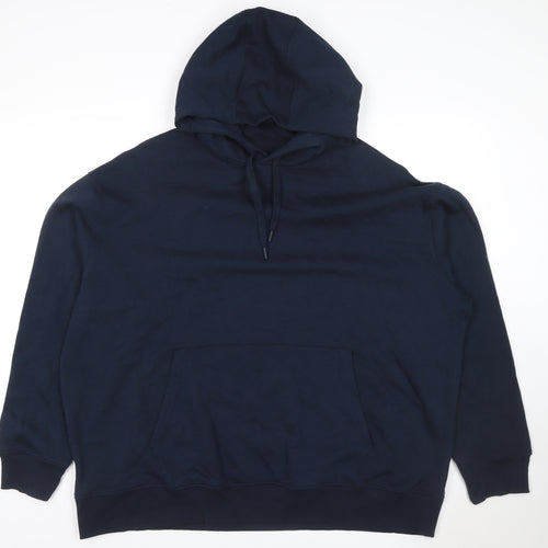 Ted Baker Men’s Navy Blue S Pullover Hooded Fleece Hoodie