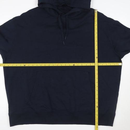 Ted Baker Men’s Navy Blue S Pullover Hooded Fleece Hoodie