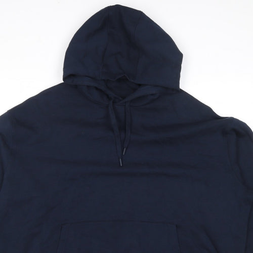 Ted Baker Men’s Navy Blue S Pullover Hooded Fleece Hoodie