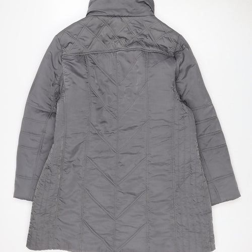 Tigi Women’s Grey Size 20 Quilted Hooded Puffer Jacket
