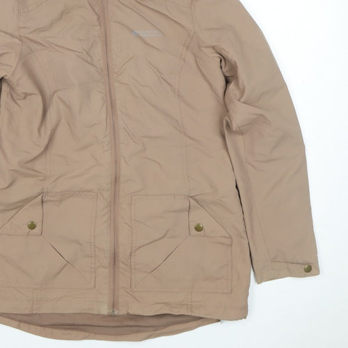 Mountain Warehouse Women’s Beige UK 10 Hooded Parka Jacket